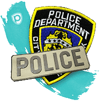 Galerij van aangepaste patches en badges voor handhaving